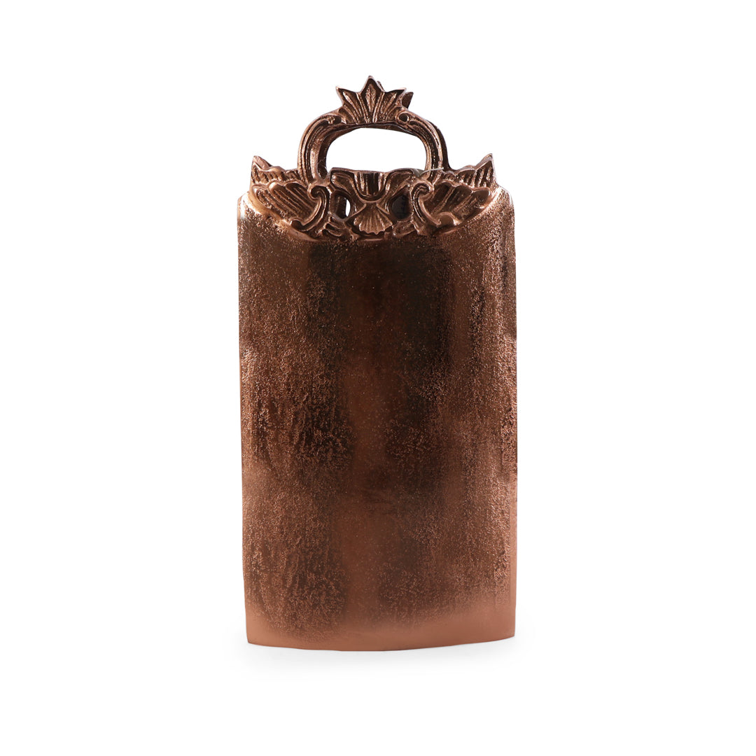 Copper Rectangle Vase 2- The Home Co.
