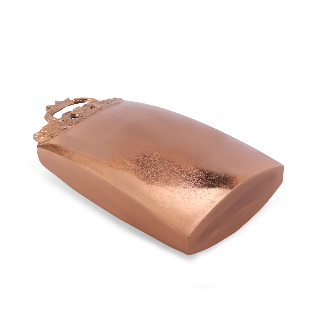 Copper Rectangle Vase 6- The Home Co.