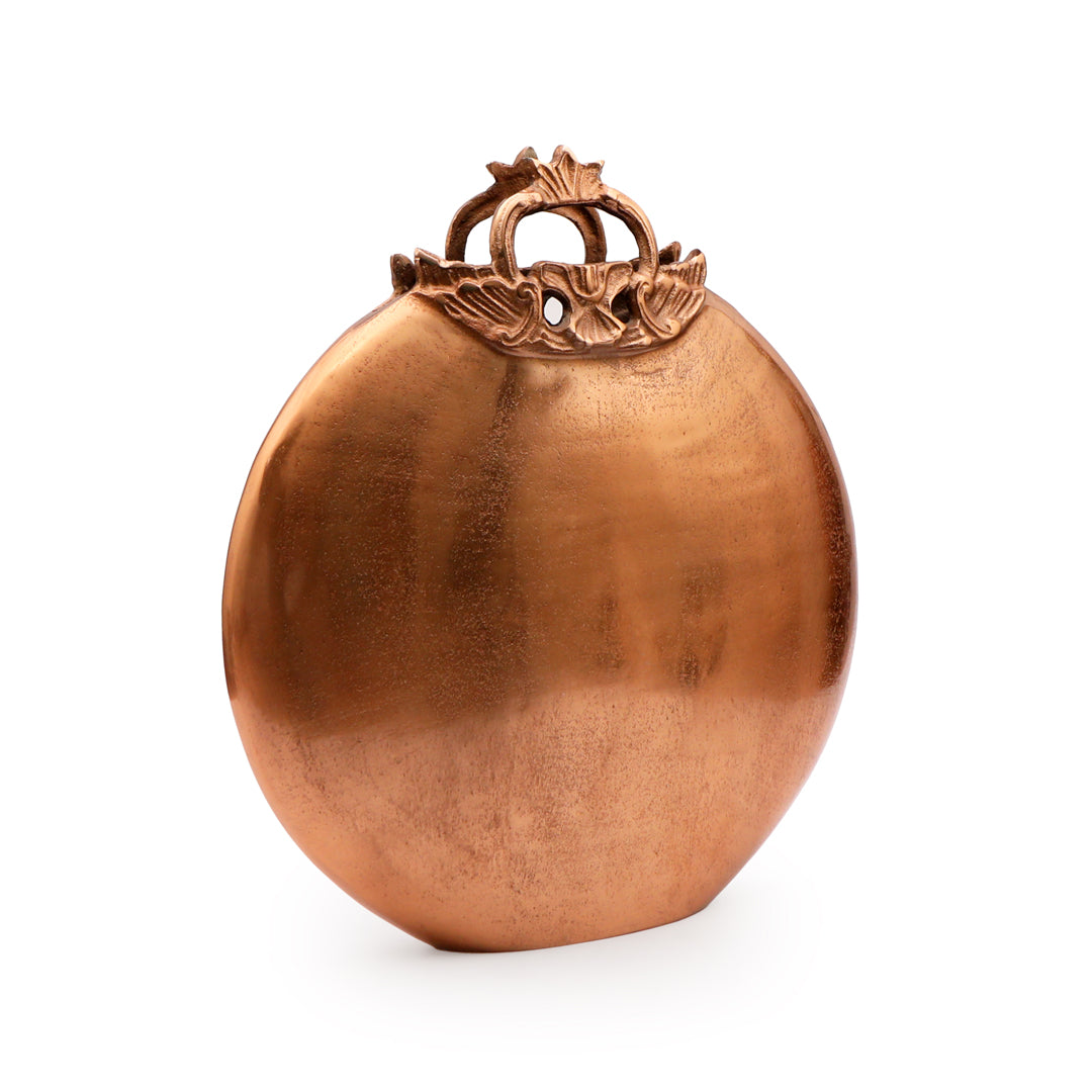 Round Copper Vase 2- The Home Co.