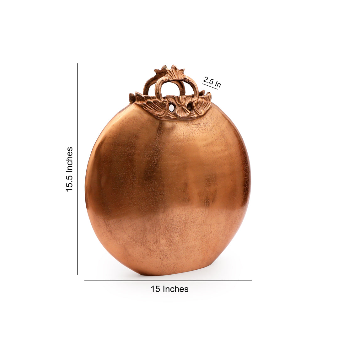 Round Copper Vase 6- The Home Co.