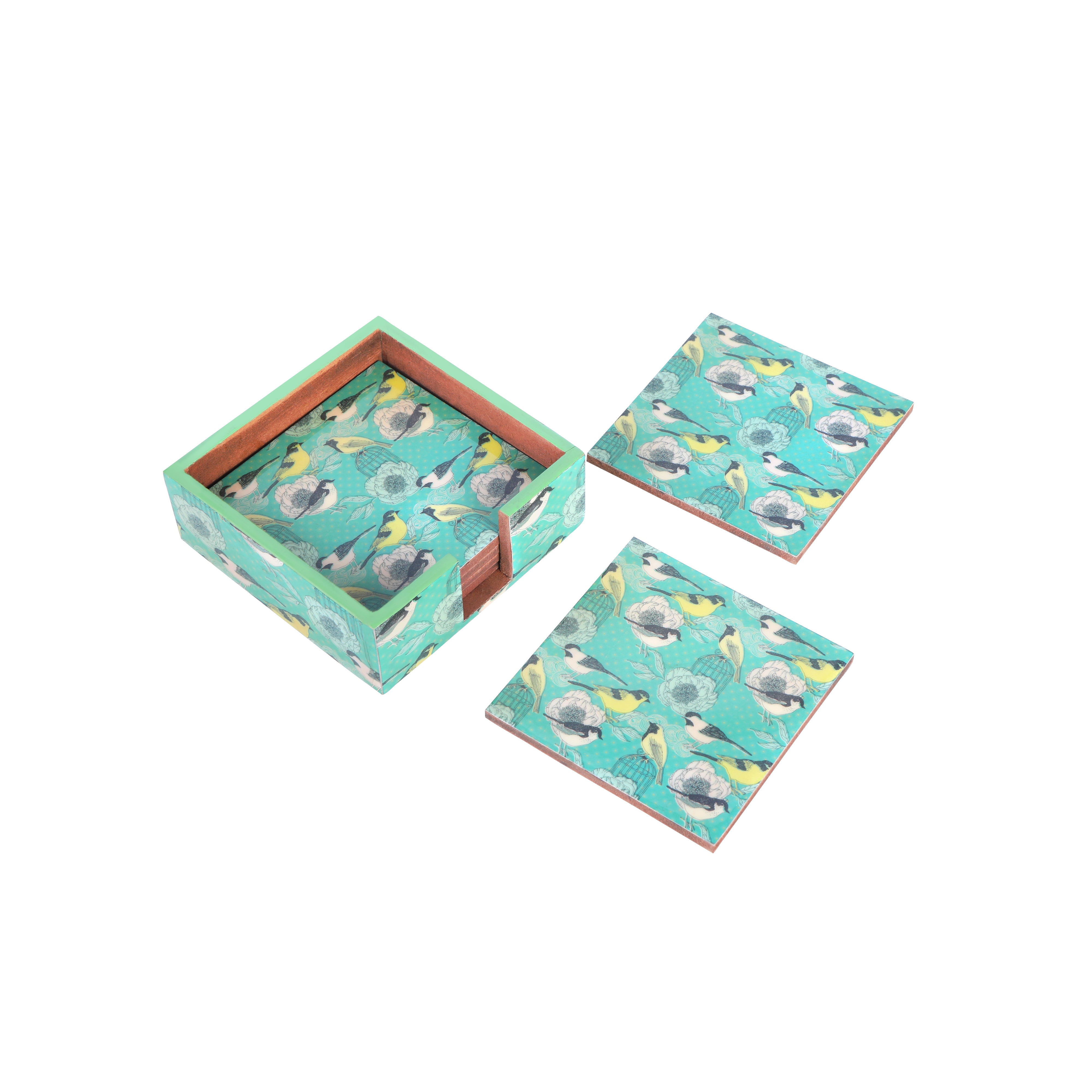 Table Coaster - Bird Cage (Set of 6)