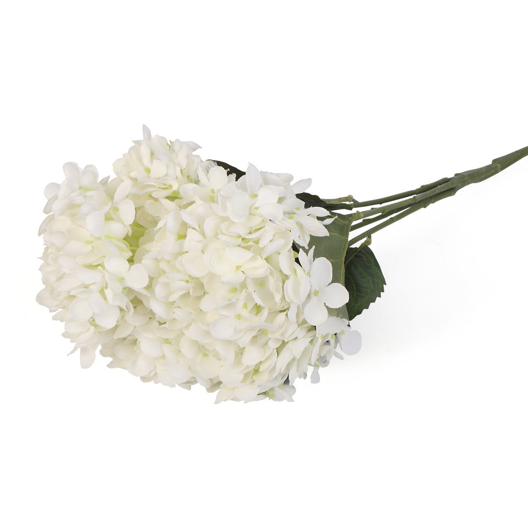 Flower Bunch - Hydrangea White 3- The Home Co.