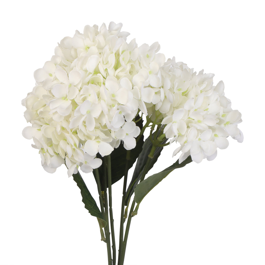 Flower Bunch - Hydrangea White 1- The Home Co.