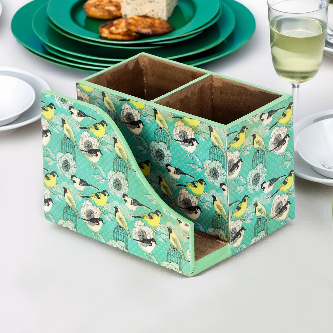 Cutlery Tissue Holder - Bird Cage