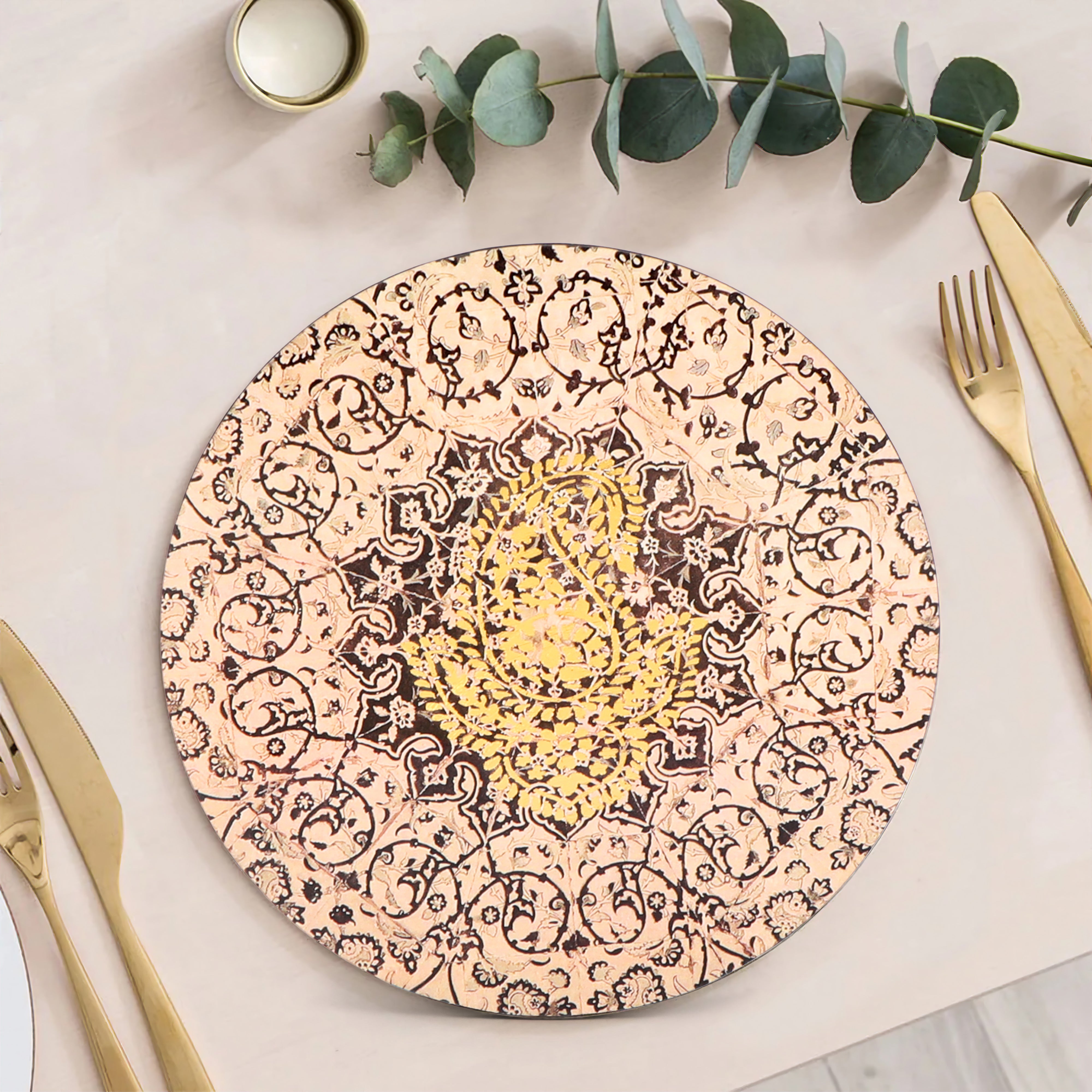 Trivet - Beige Turkish - Round