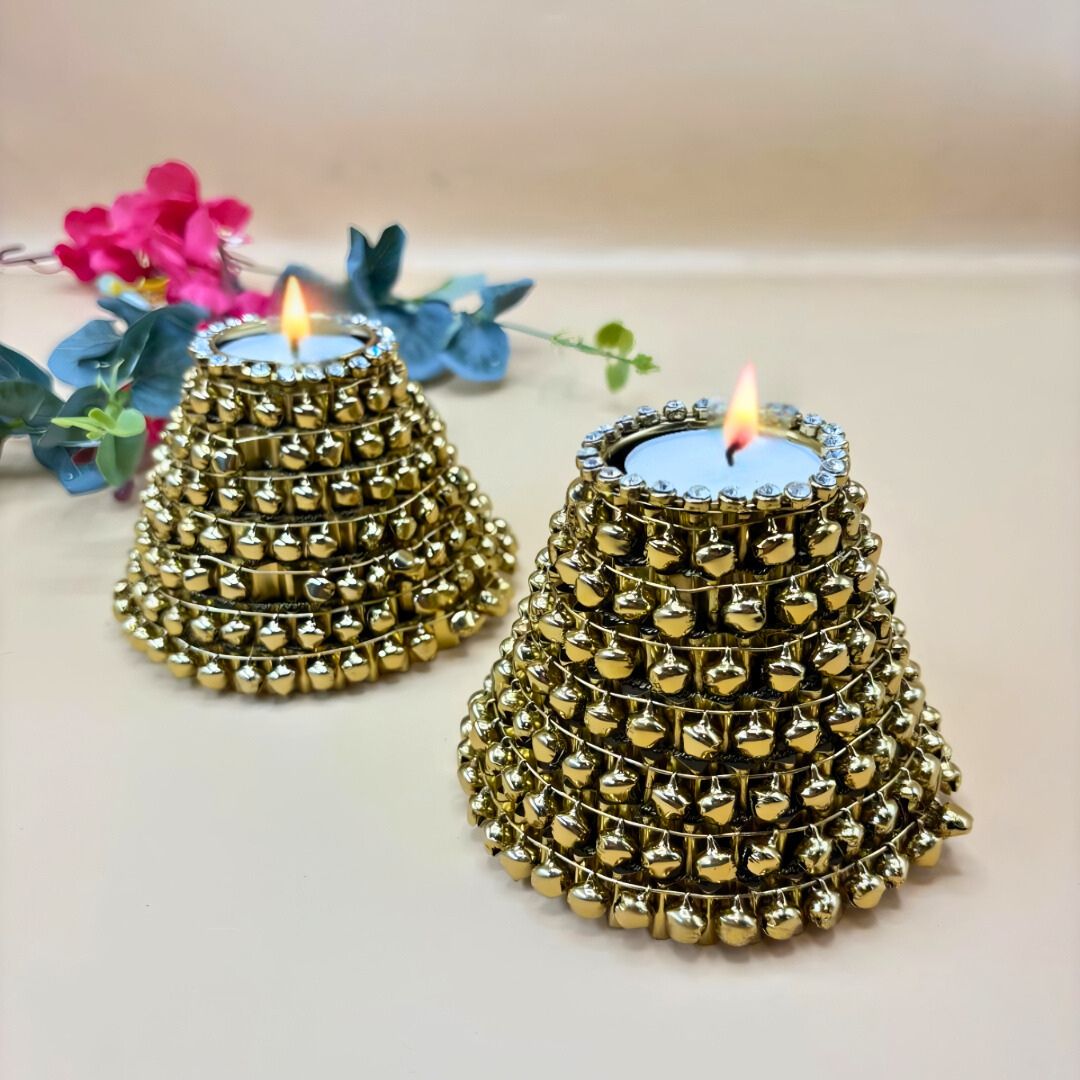 Triangle Tea Light Holder Large Set Of 2