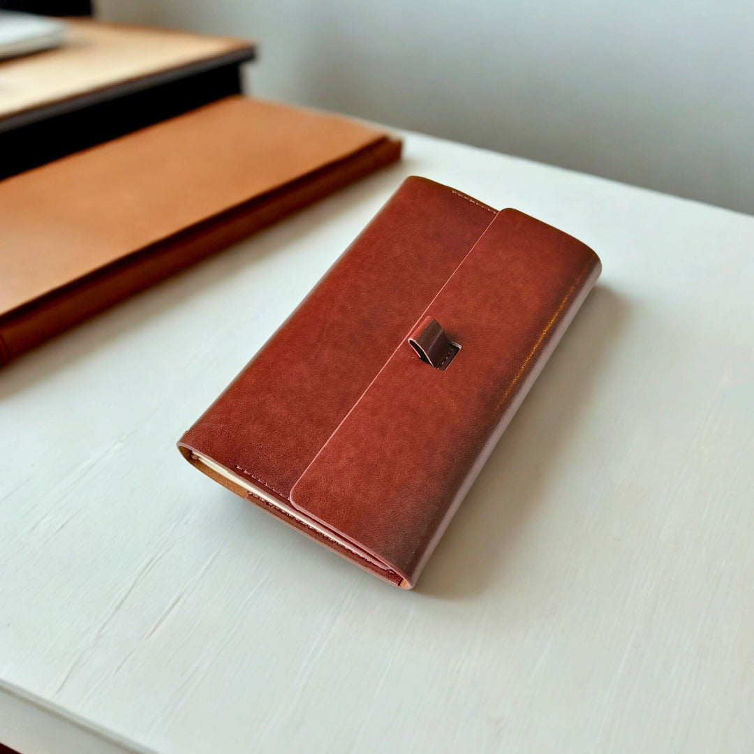 Brown Card Holder Diary