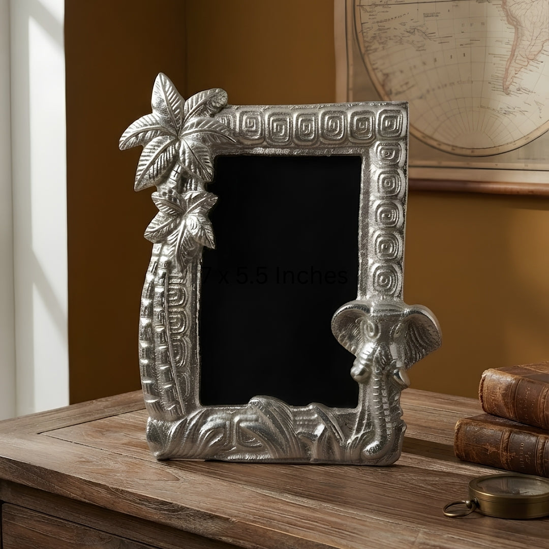 Aluminium Photoframe - Elephant Design
