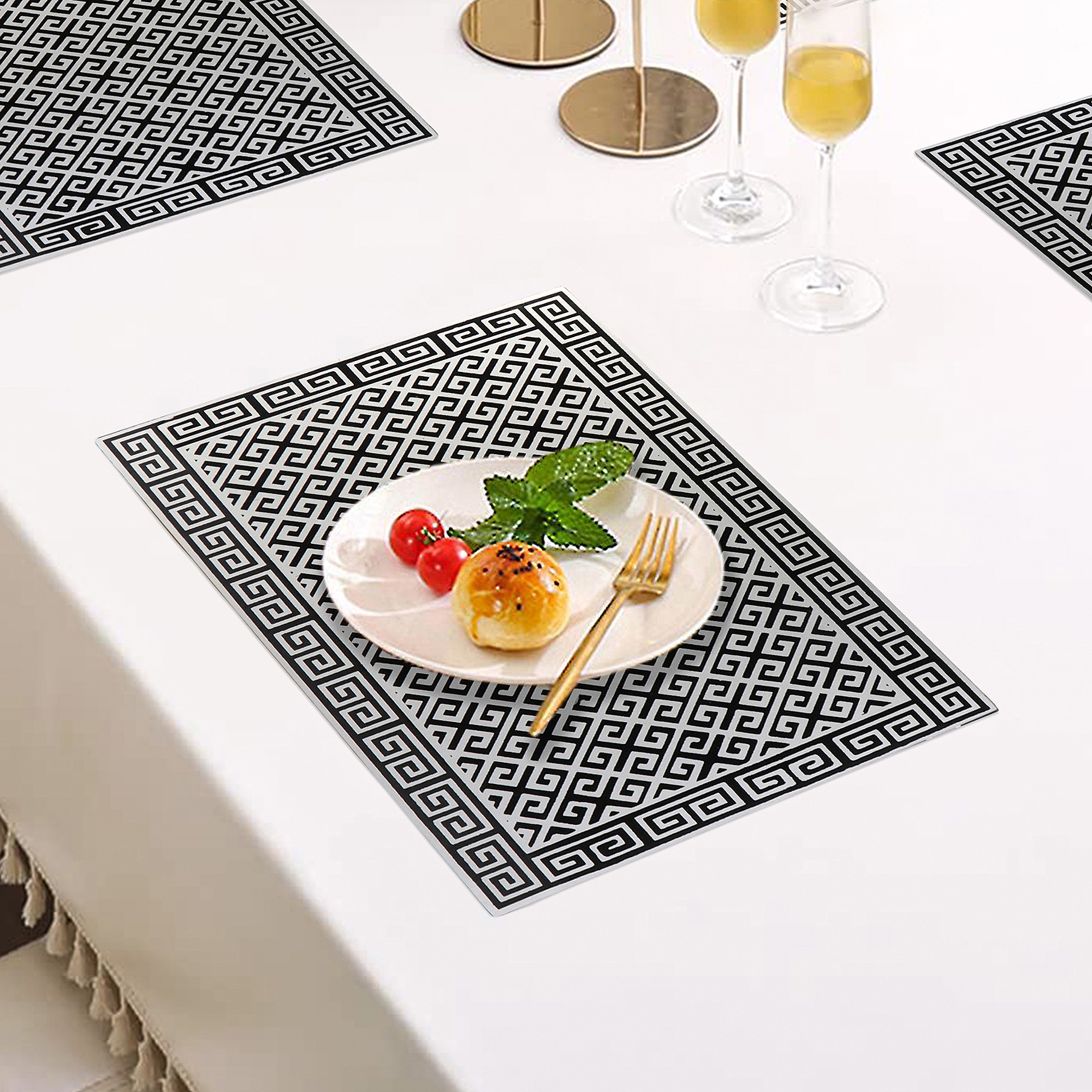 Tablemat - Black Silver (1 Pc)