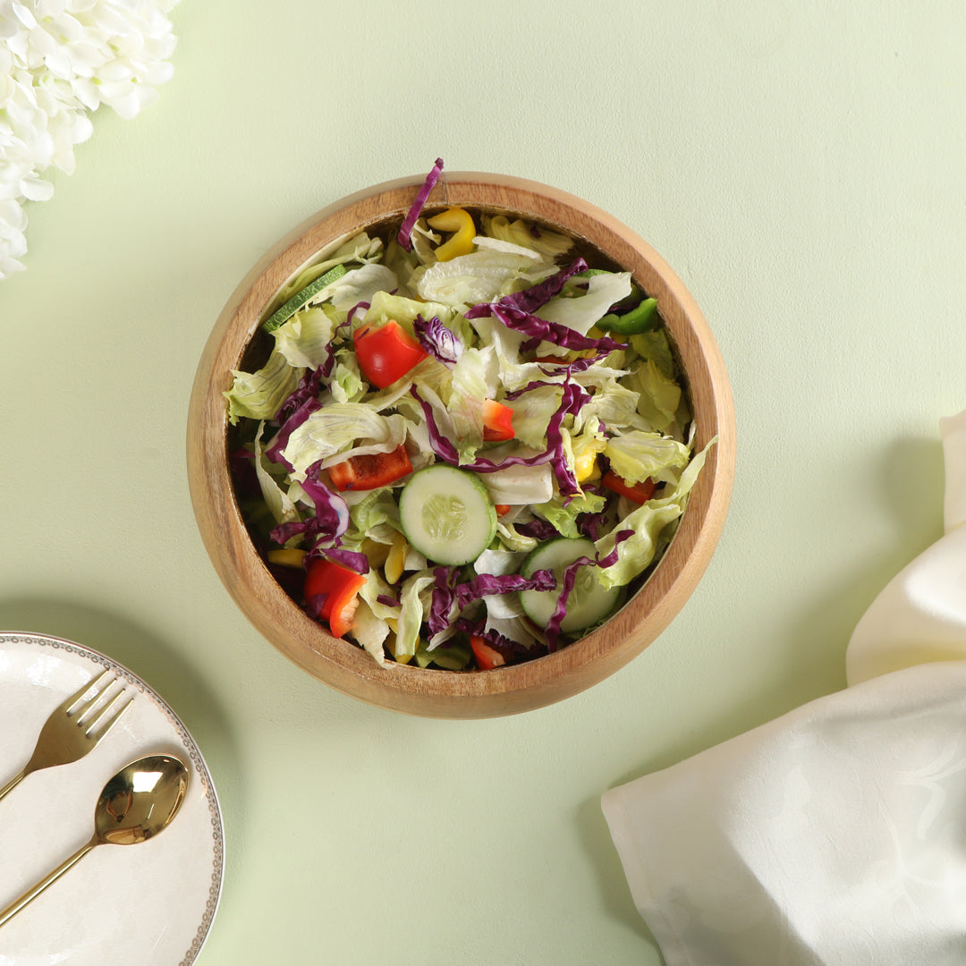 Salad Bowl - Gold Fern