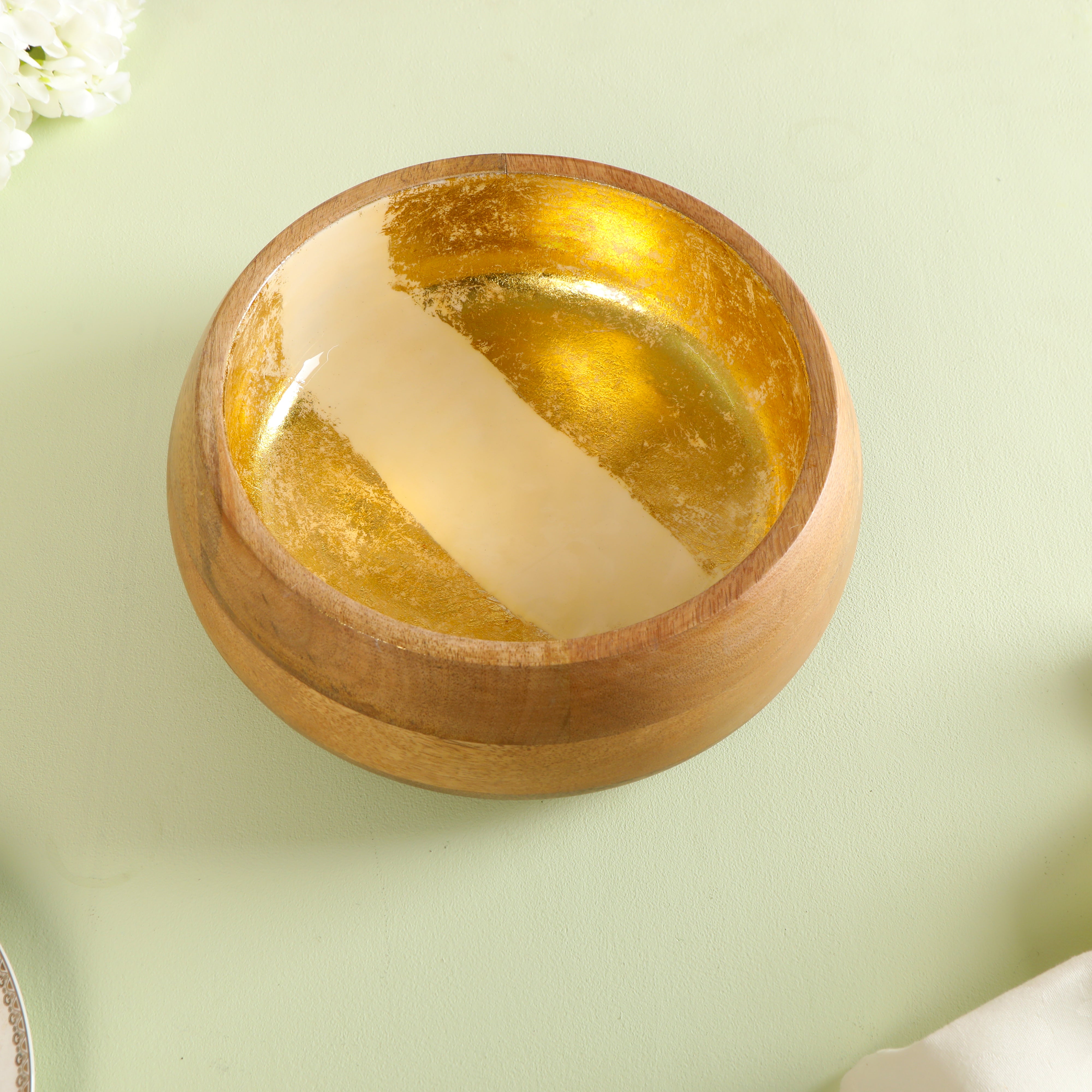 Salad Bowl - Gold Foil