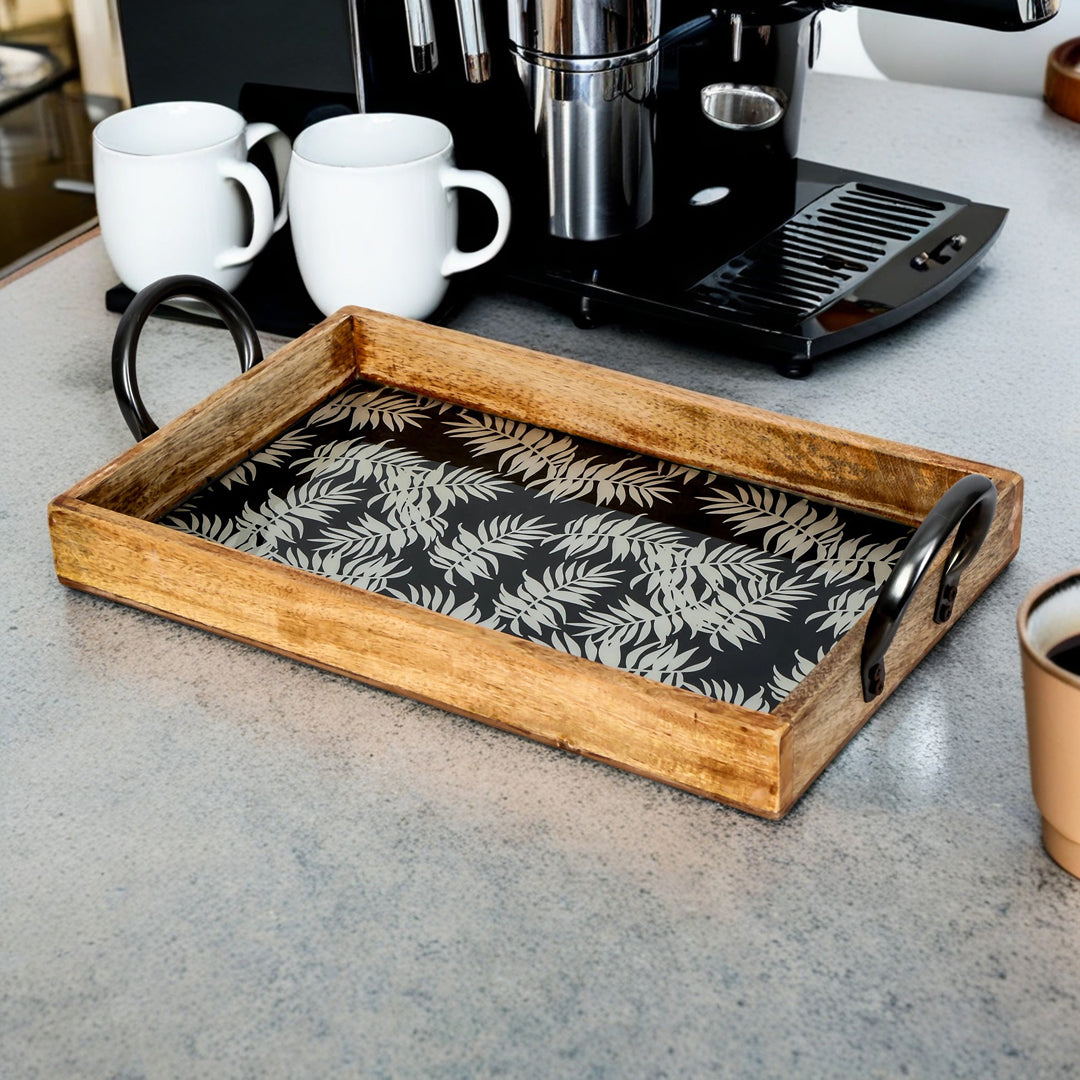 Single Tray - Silver Fern Black