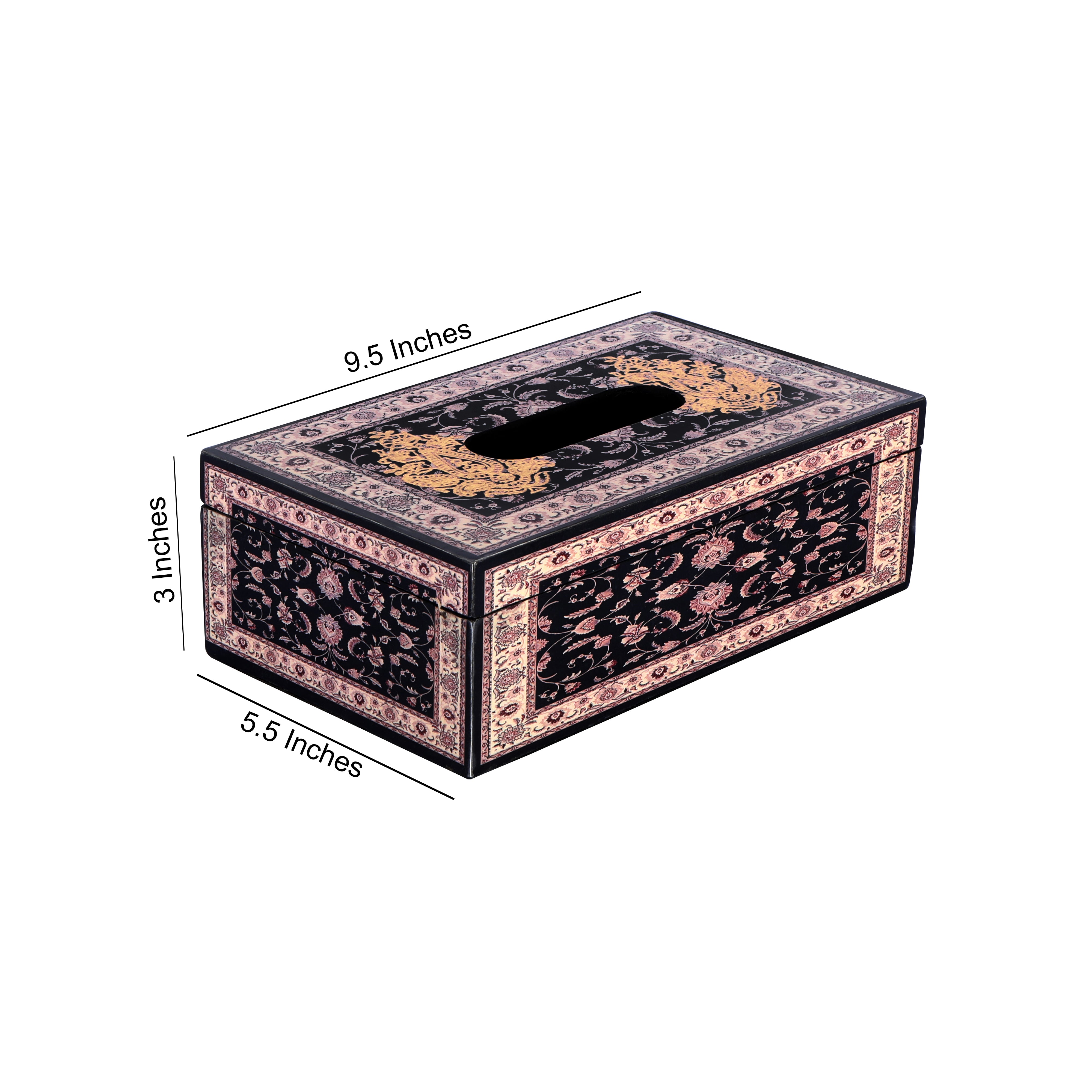 Tissue Box -  Black Turkish