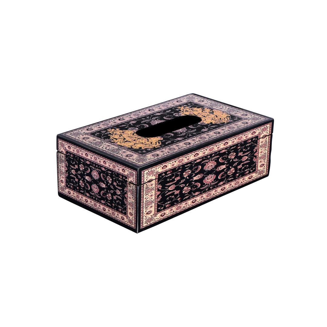 Tissue Box -  Black Turkish 4- The Home Co.