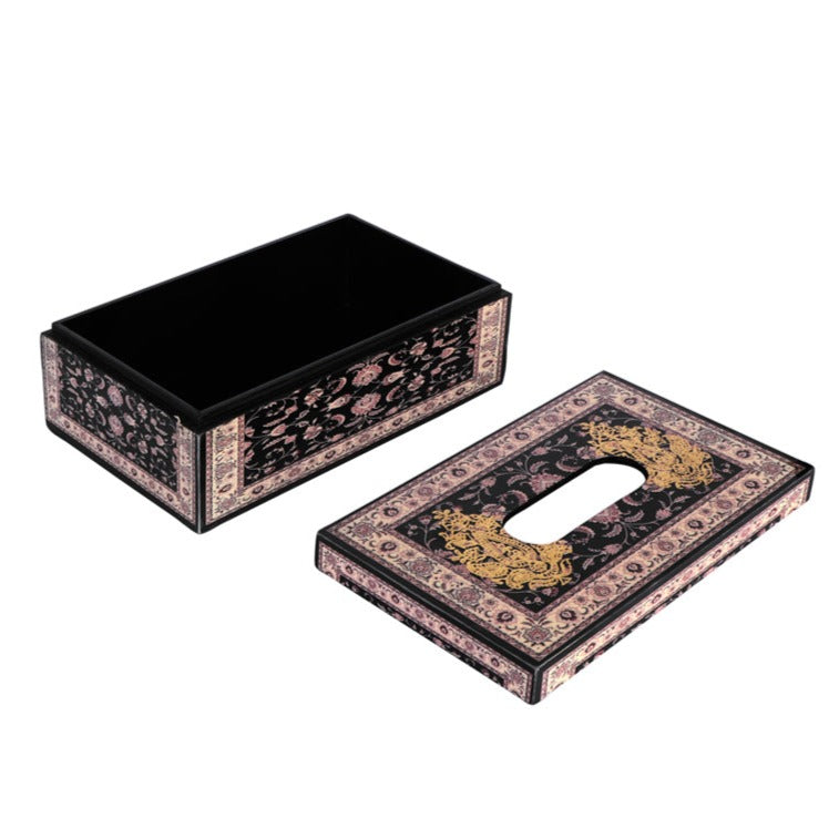 Tissue Box -  Black Turkish 3- The Home Co.