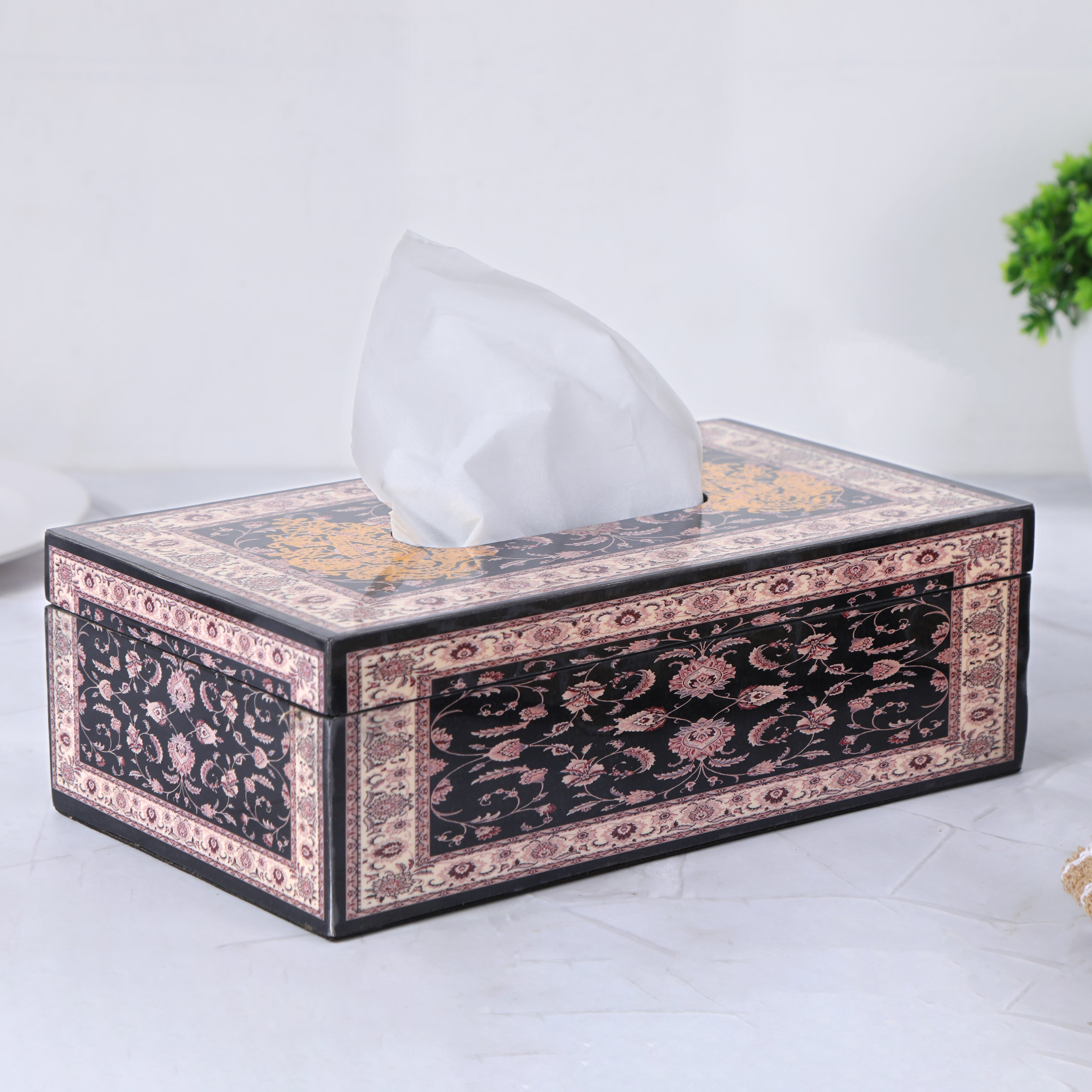 Tissue Box -  Black Turkish