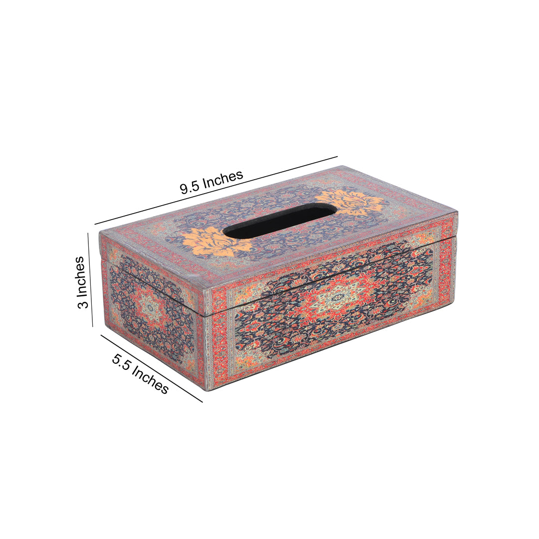 Tissue Box - Maroon Turkish - The Home Co.