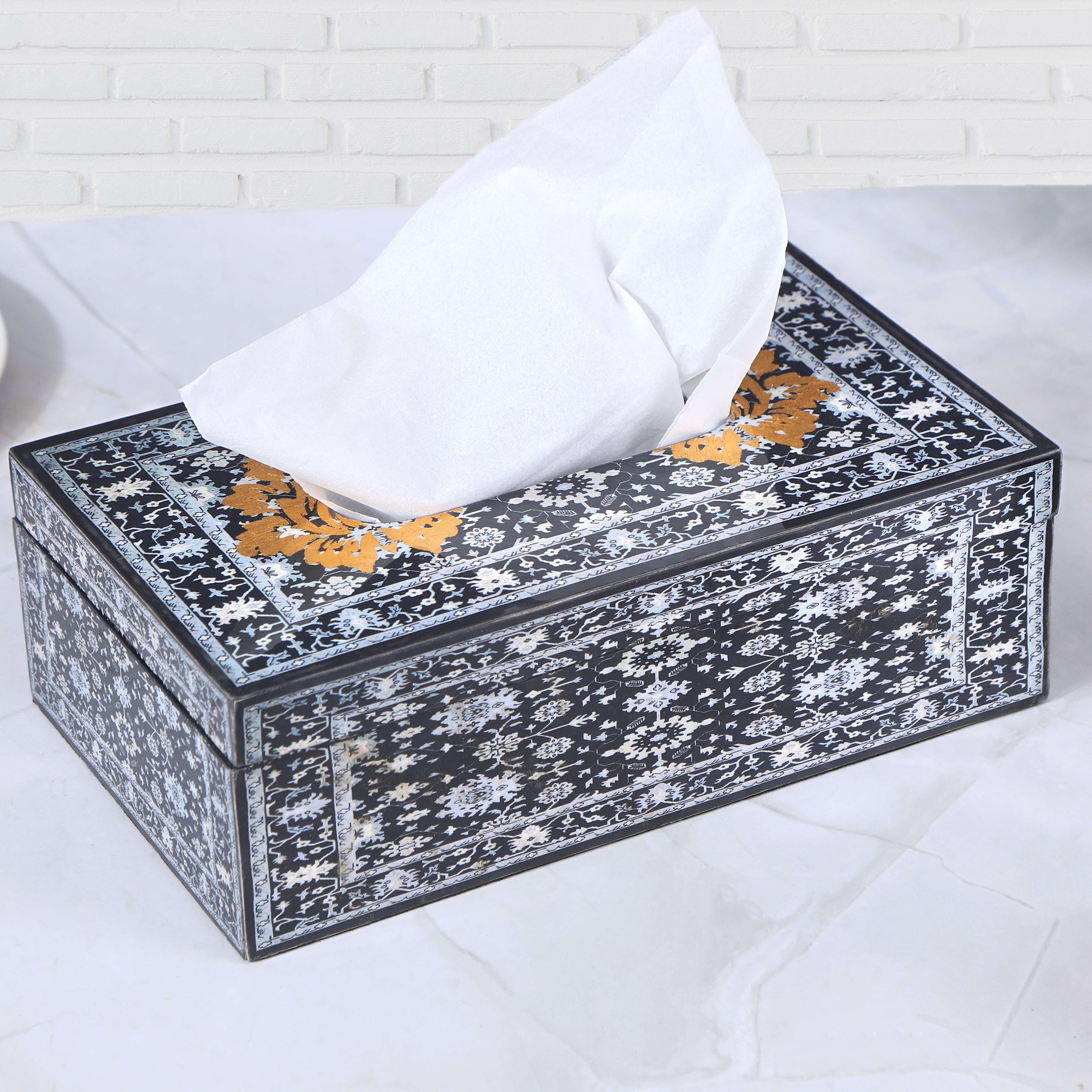Tissue Box -  Blue Turkish