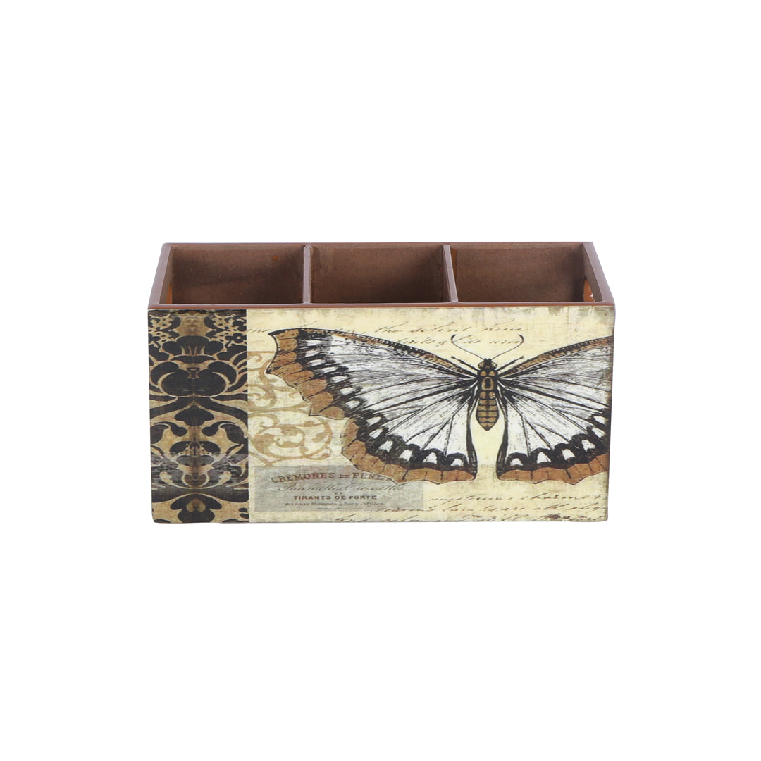 Caddy - 3 Partition - Butterfly Brown