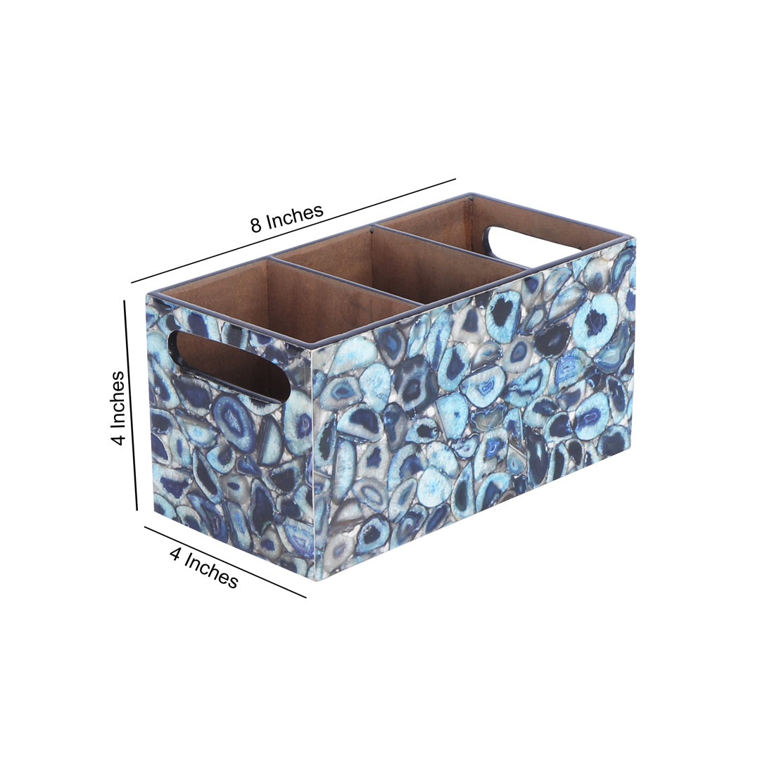 Caddy - 3 Partition - Agate Blue