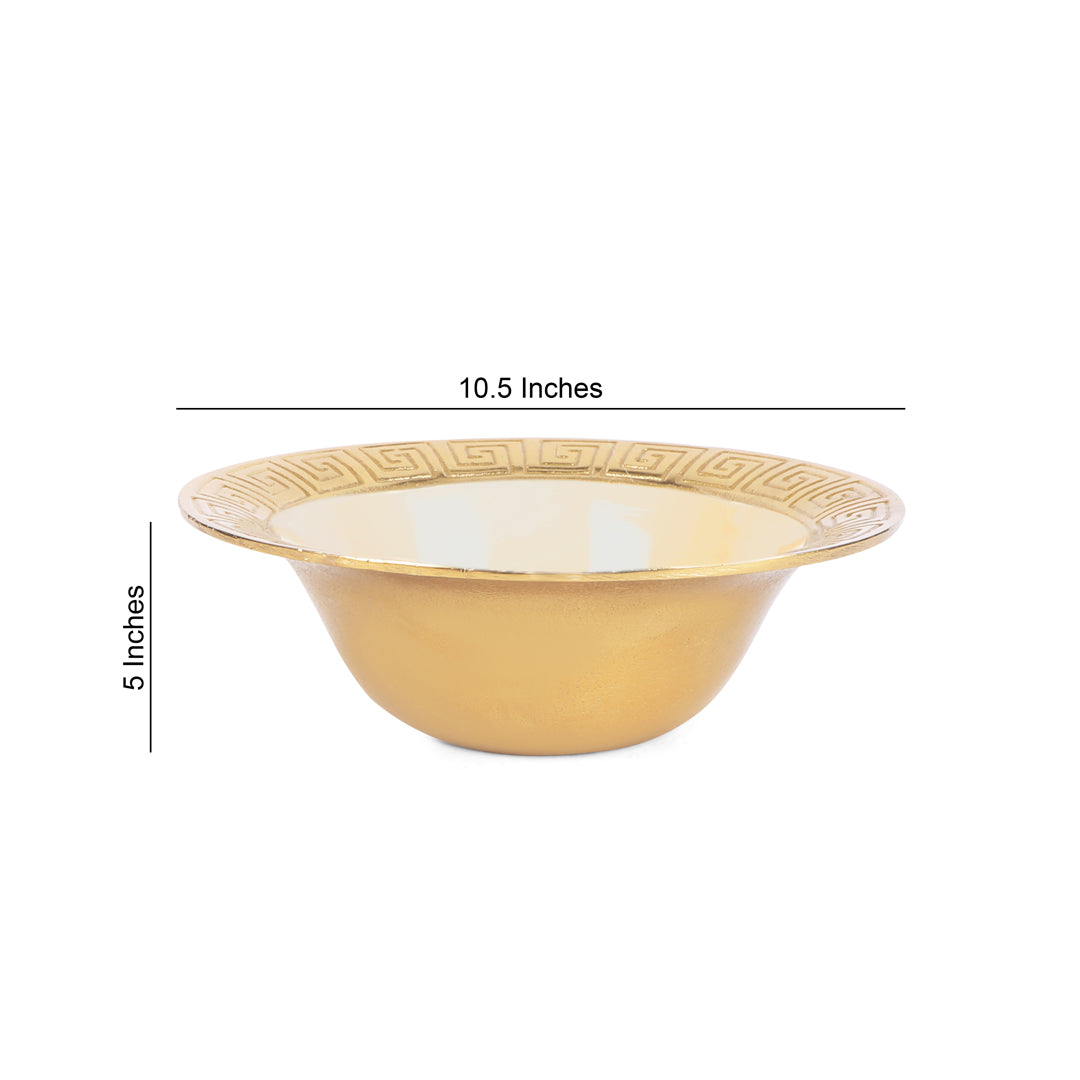 Serving Bowl - Gold Versace