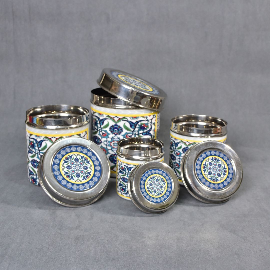 New Blue Jar Set Of 4