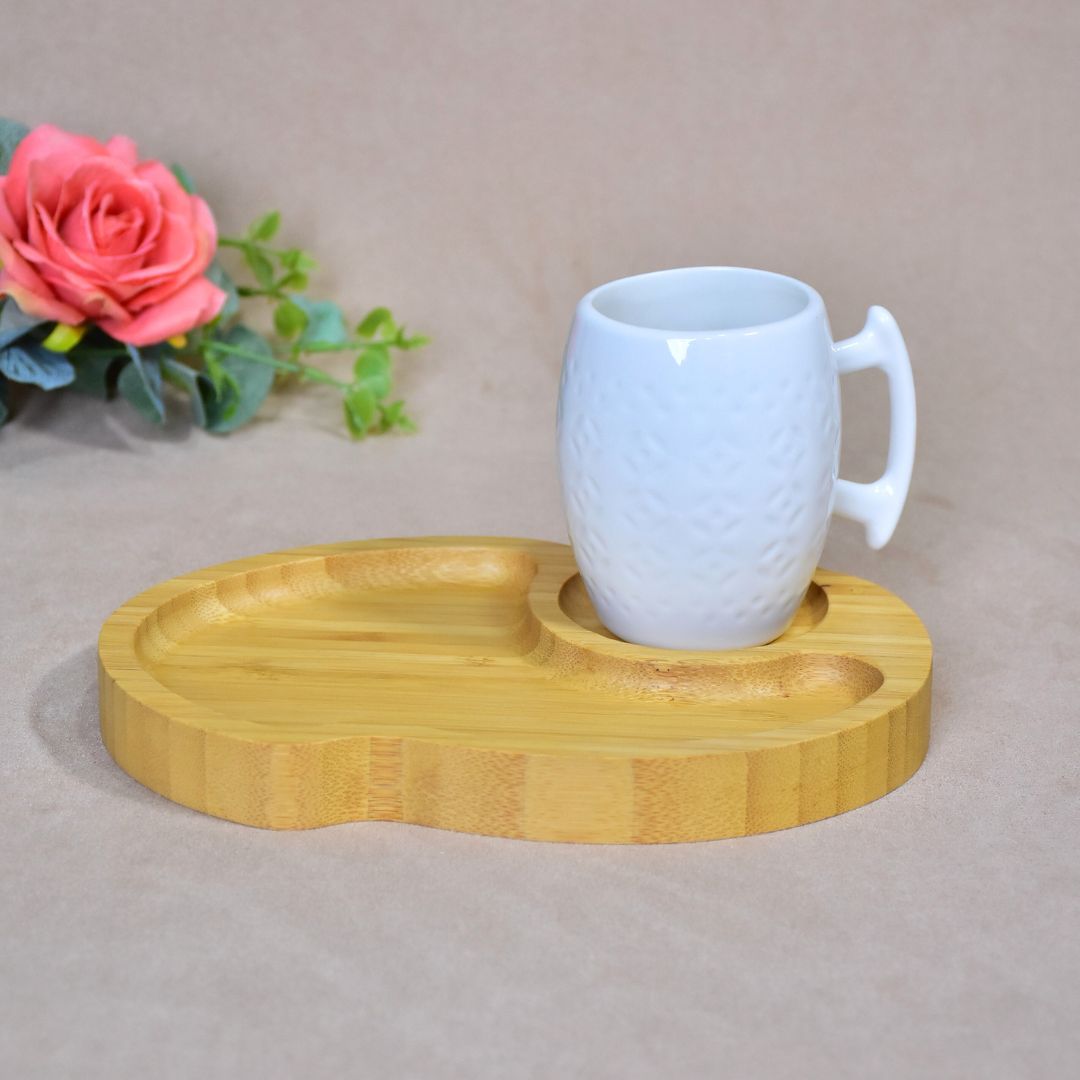 Mug With Bamboo Tray