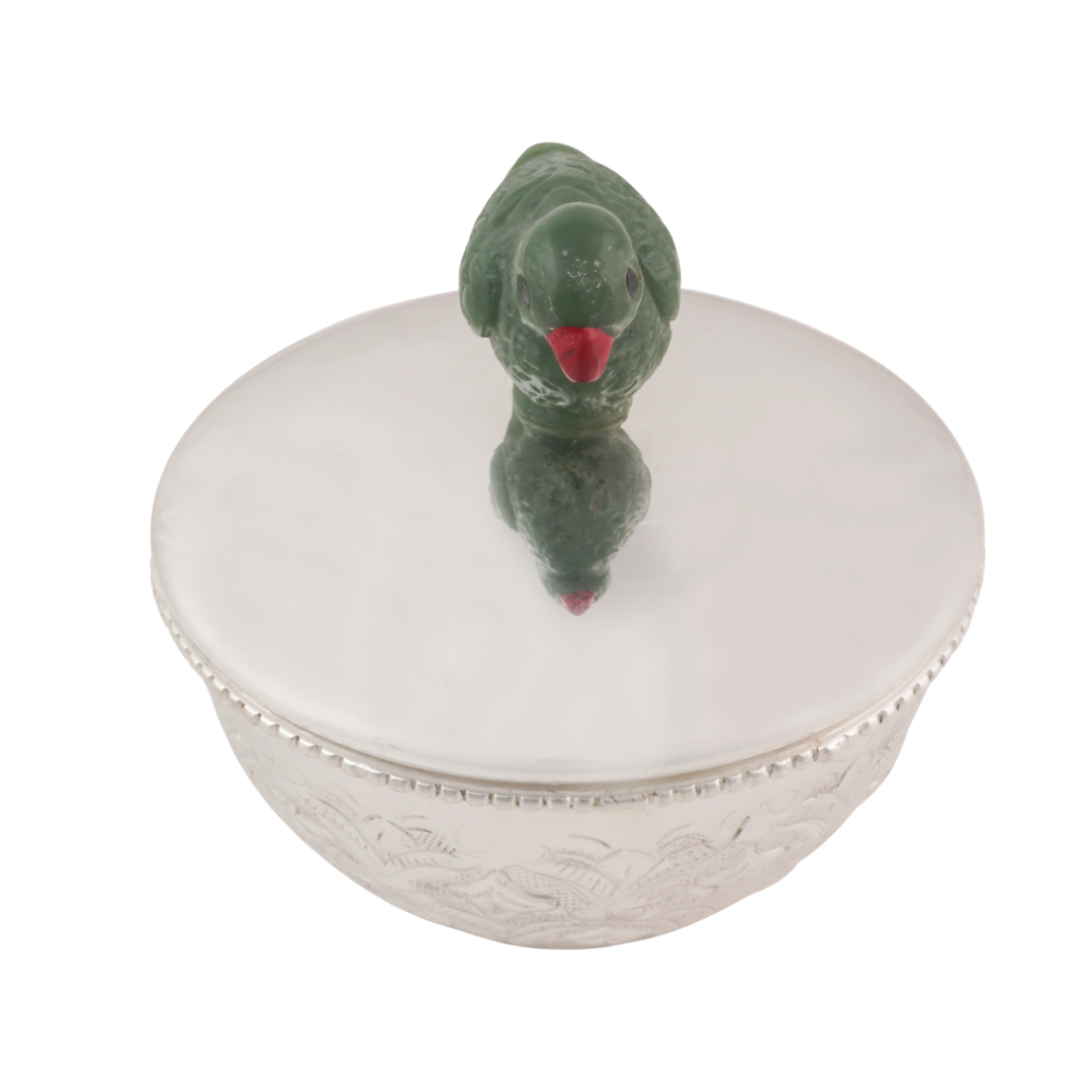 Parrot Bowl With Lid Small 4"