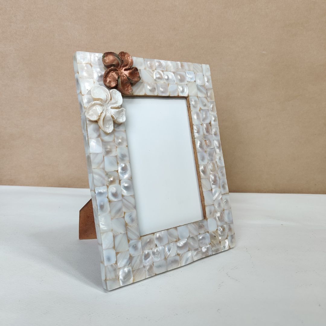 Photo Frame - White Mother Of Pearl