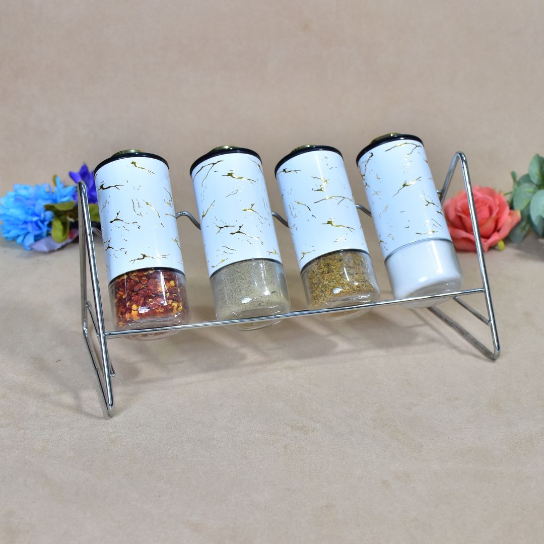 Salt Pepper Shaker Set Of 4 - White