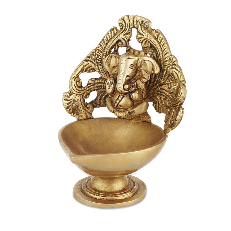 Pure Brass Ganpati Diya