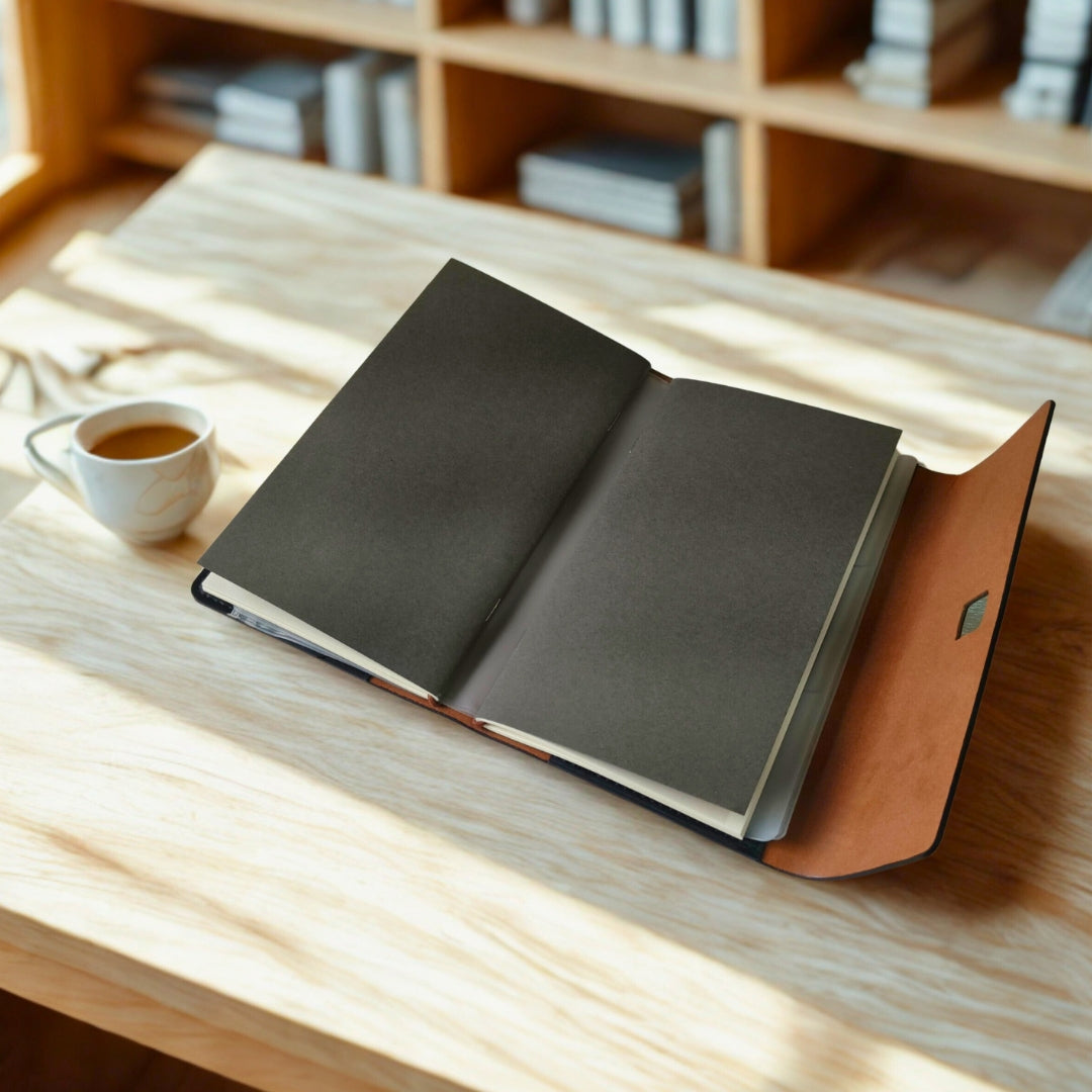 Black Card Holder Diary