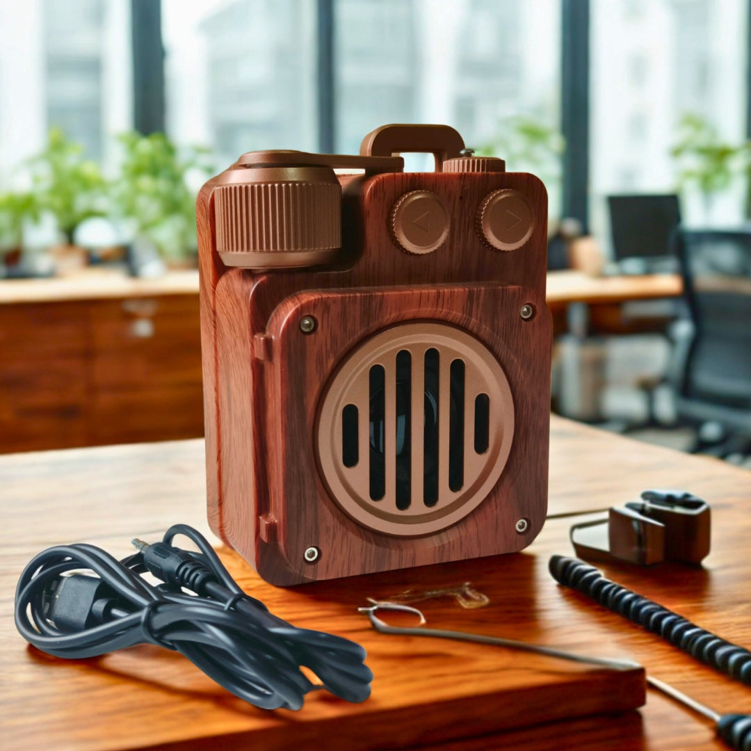 Camera Shaped Vintage Speaker
