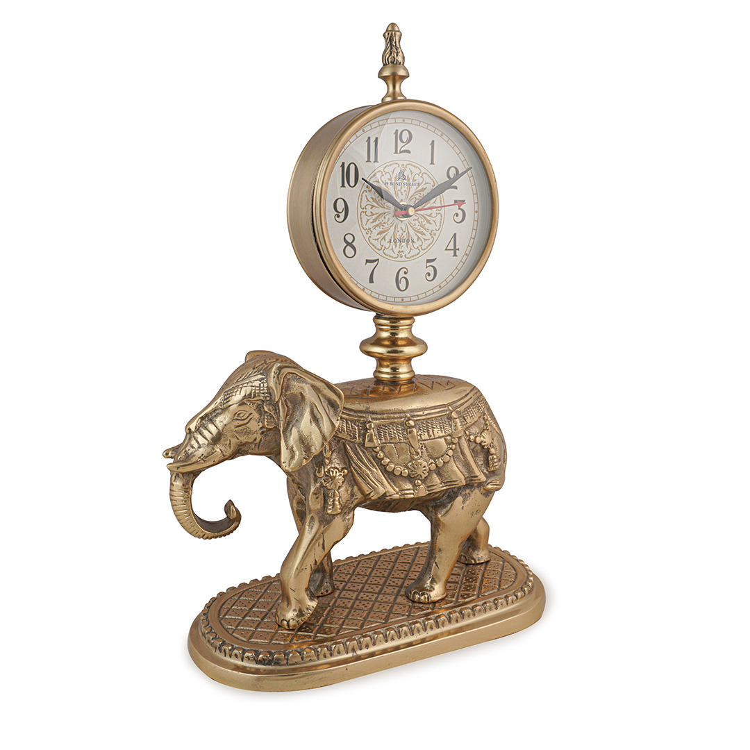 Elephant Antique Clock