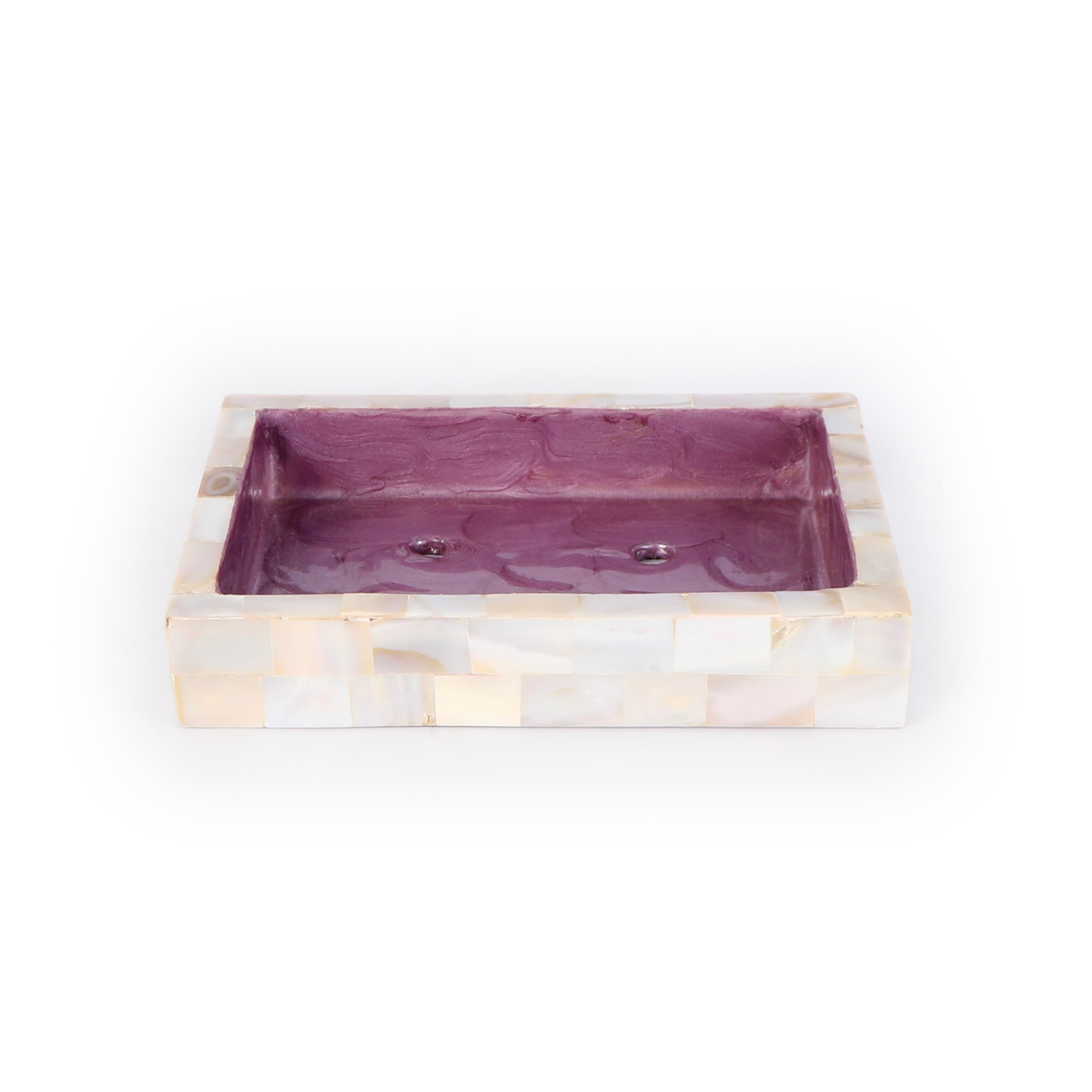 Bathroom Set - Purple Mother Of Pearl - The Home Co.