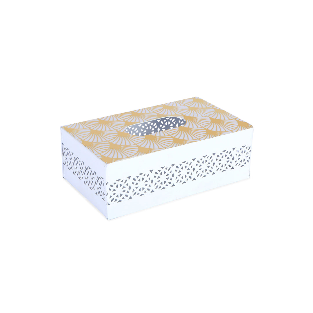 Tissue Box - Silver Metal 6- The Home Co.