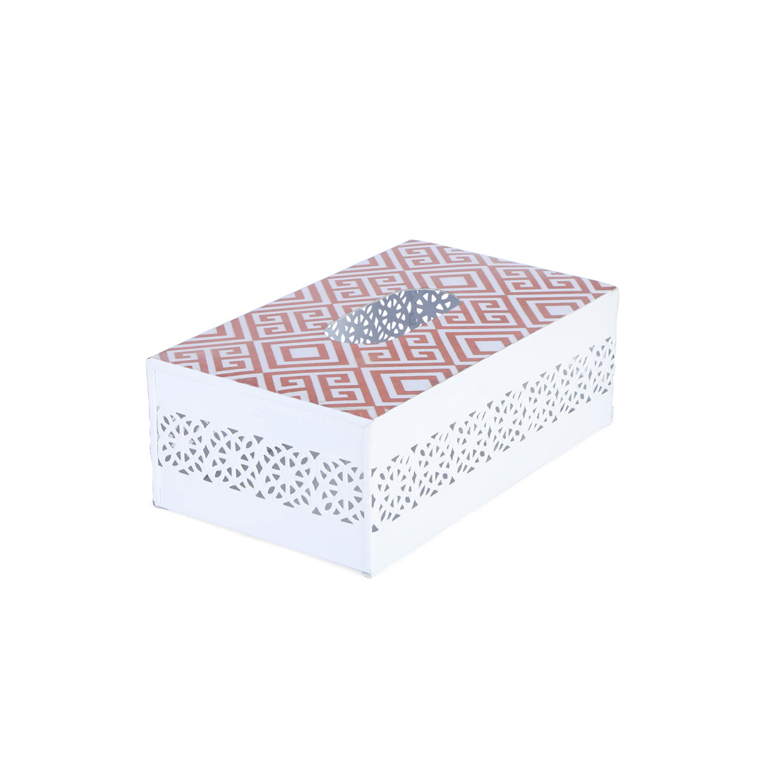 Tissue Box - Copper Metal 4- The Home Co.