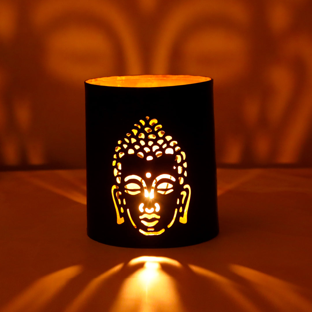 Candle Stand - Buddha Cut Candle Holder - The Home Co.
