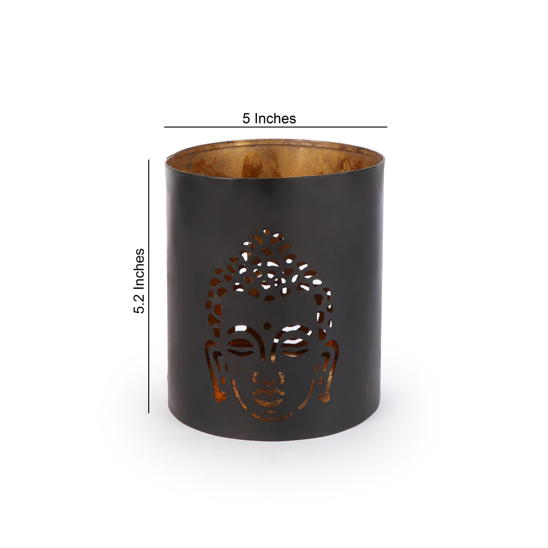 Candle Stand - Buddha Cut Candle Holder 4- The Home Co.