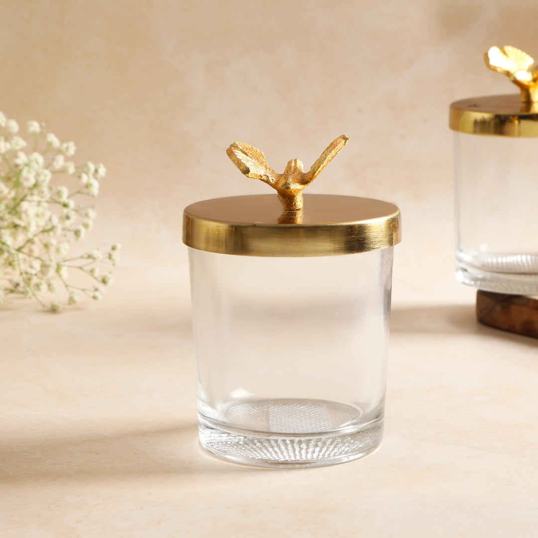 Jar - Butterfly 2- Glass Jar 1- The Home Co.