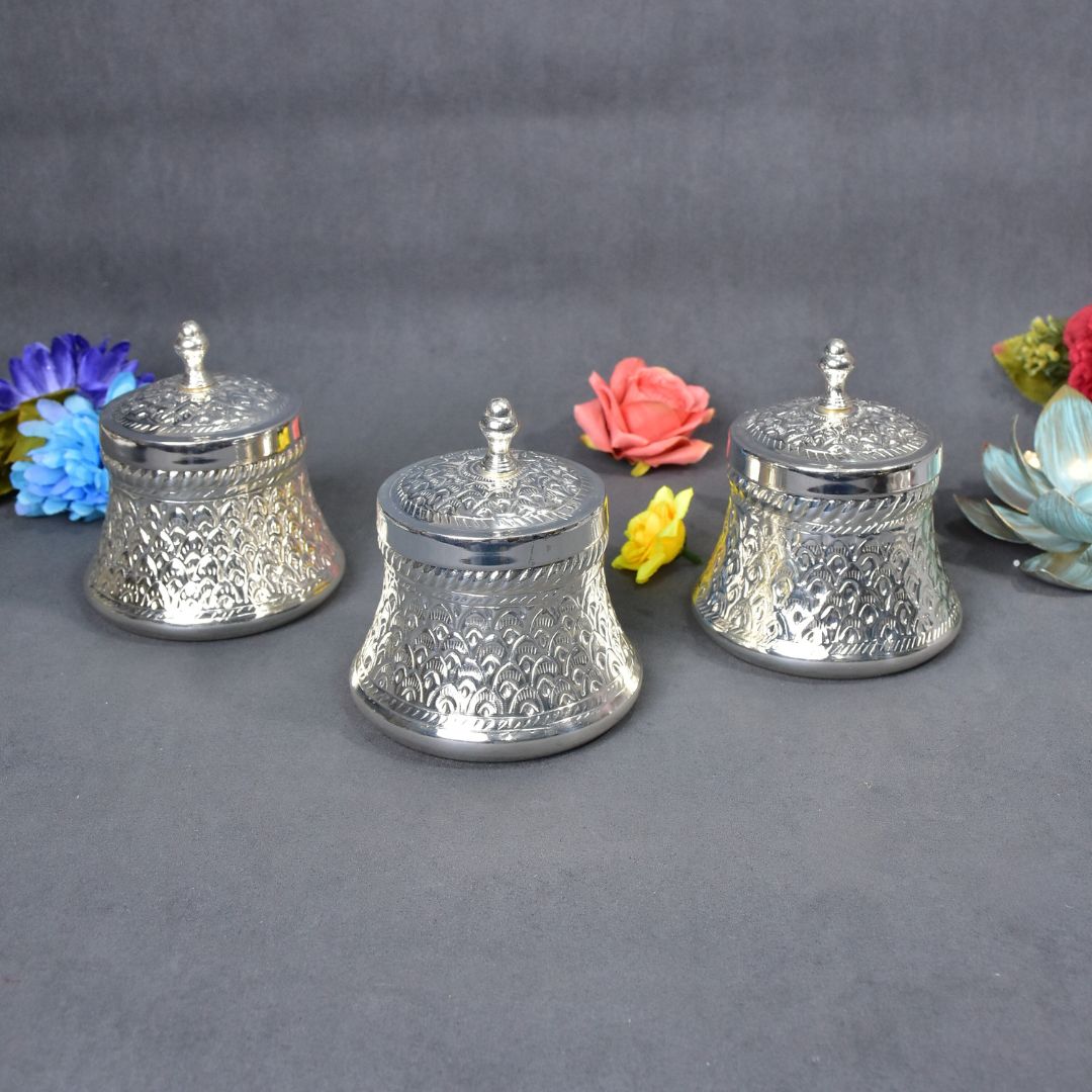 Gallery Tray With Chitayi Jar Set Of 3