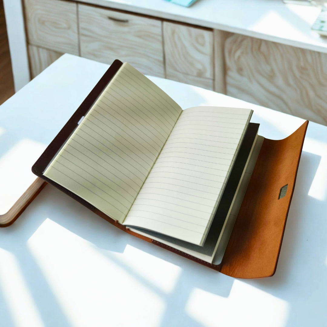 Brown Card Holder Diary