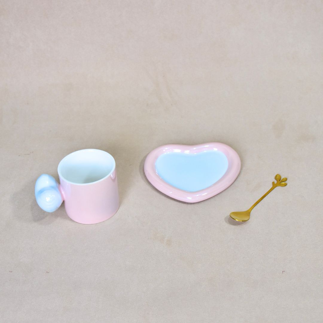 Pink Heart Cup