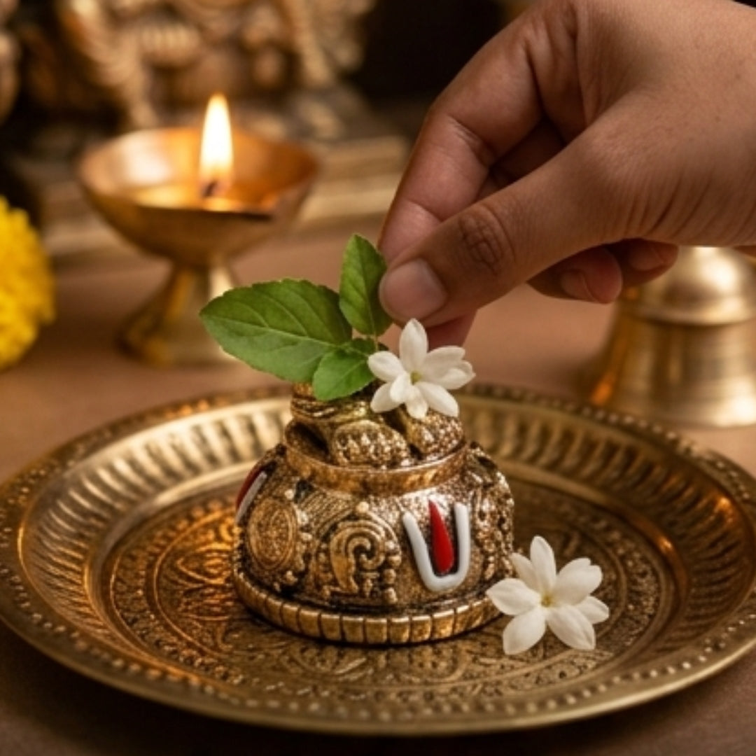 The Home Co- 24K Gold Plated The Balaji Charan- set of 2