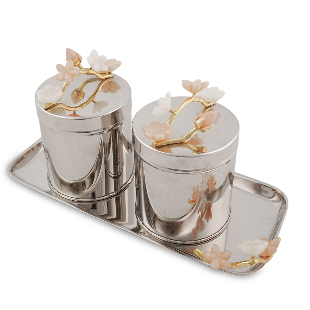 Jar Set With Tray