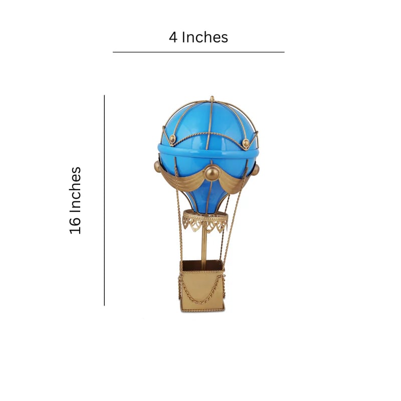 Hot Air Balloon Blue