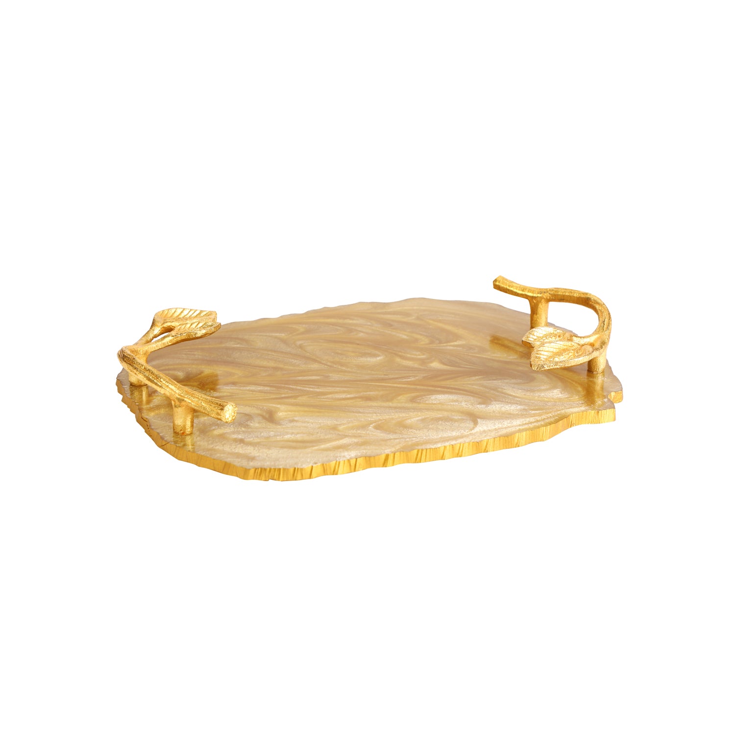 Single Tray - Gold Resin 7- The Home Co.
