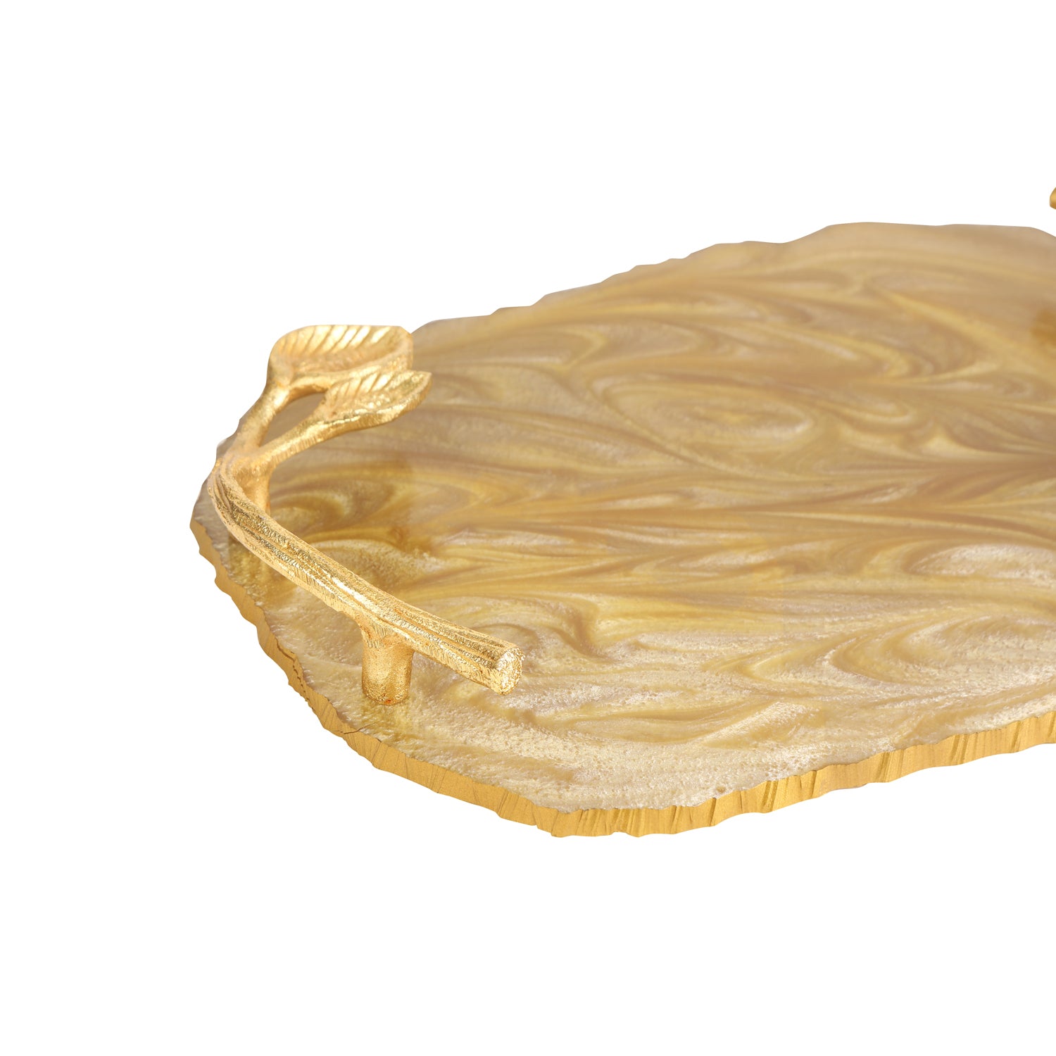 Single Tray - Gold Resin 3- The Home Co.
