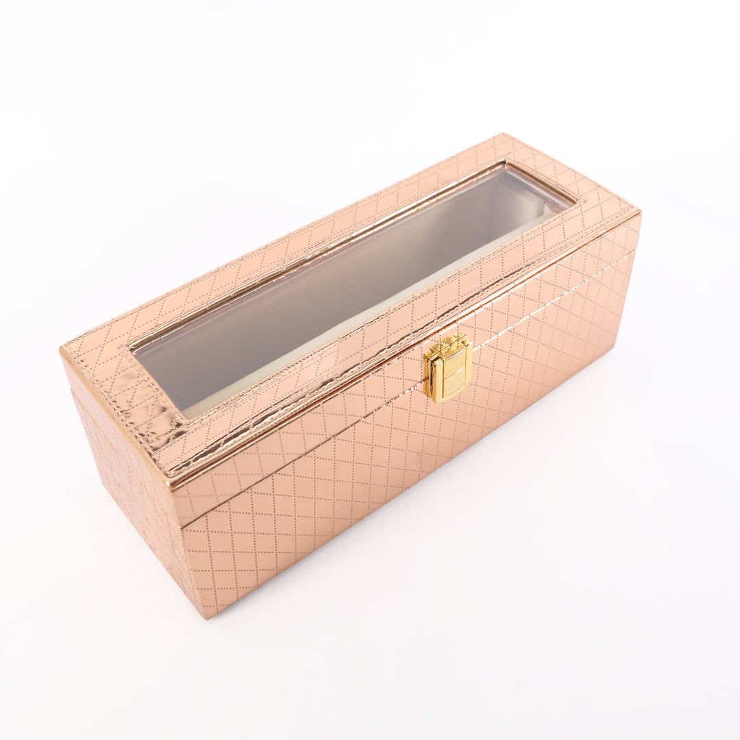 Bangle Box One Rod Partition - Copper Bangle Storage Box 7- The Home Co.