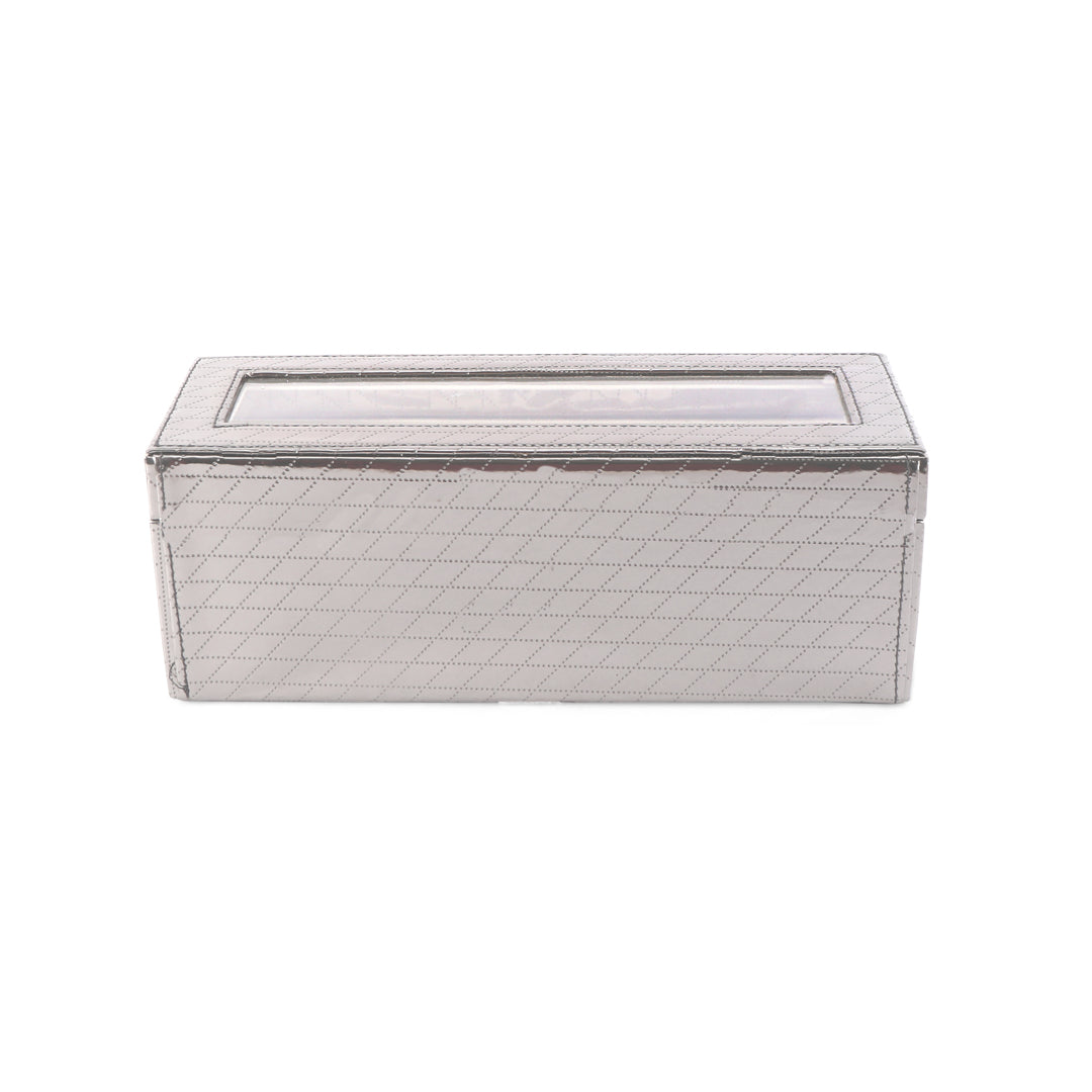 Bangle Box One Rod Partition - Silver Bangle Storage Box 6- The Home Co.